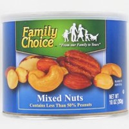 RUCKERS CANDY Family Choice Mixed Nut, 10 oz Can 813